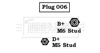 BORG & BECK kintamosios srovės generatorius BBA2684